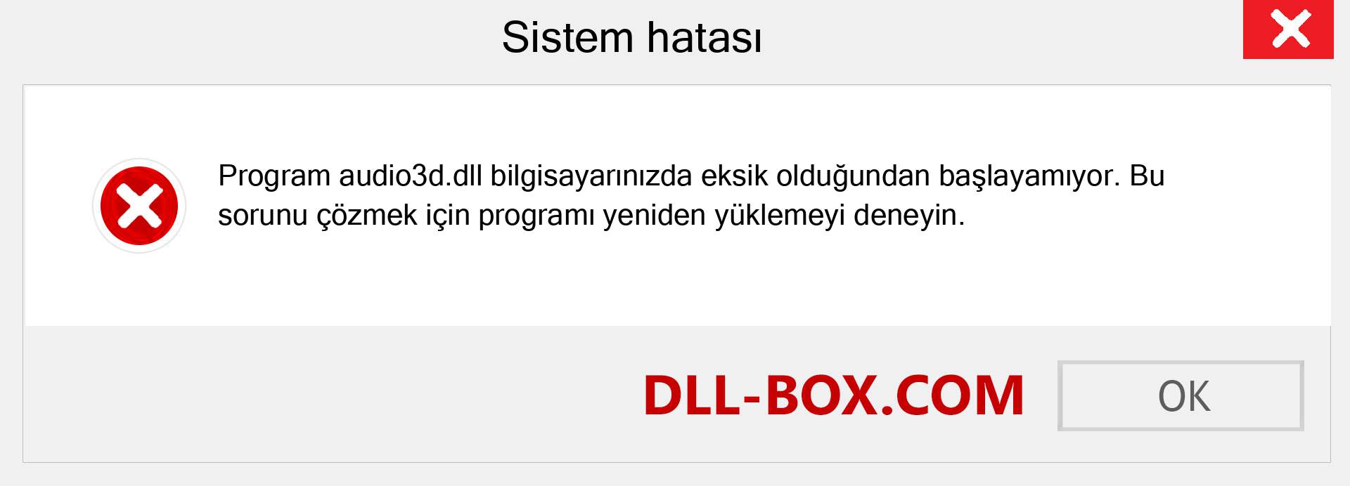 audio3d.dll dosyası eksik mi? Windows 7, 8, 10 için İndirin - Windows'ta audio3d dll Eksik Hatasını Düzeltin, fotoğraflar, resimler